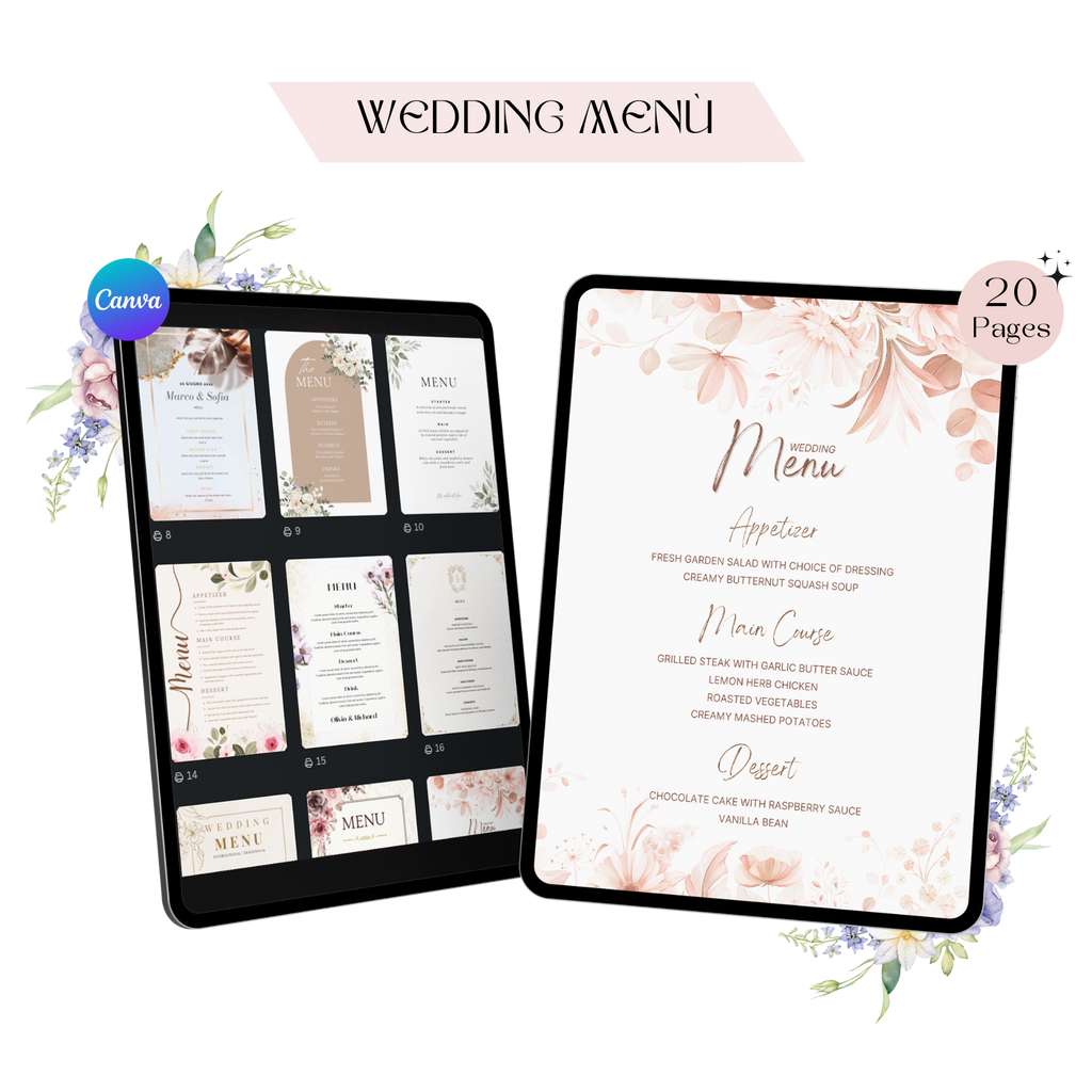 Menú de boda